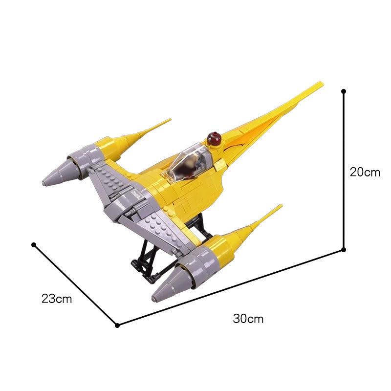 moc-13997 star wars n-1 navigation fighter - 403 pcs - 3