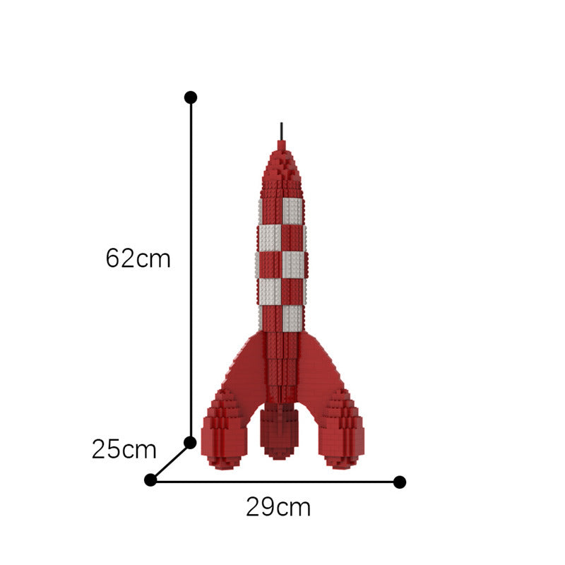 MOC-14576 Tintin – Space Rocket - 1525 pcs - 1