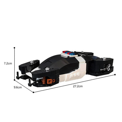 moc-146391 totall recall hovering dodge police car - 419 pcs - 4