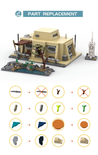 moc-146420 the mandalorian's cabin   1317 - pcs - 6