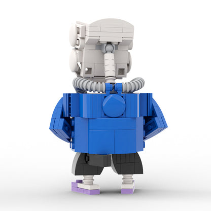 moc-148890 lego compatible sans model from undertale - 579 pcs - 3