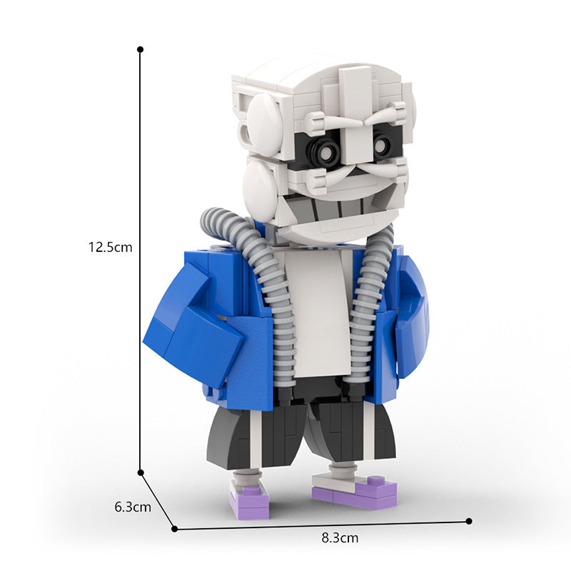 moc-148890 lego compatible sans model from undertale - 579 pcs - 5