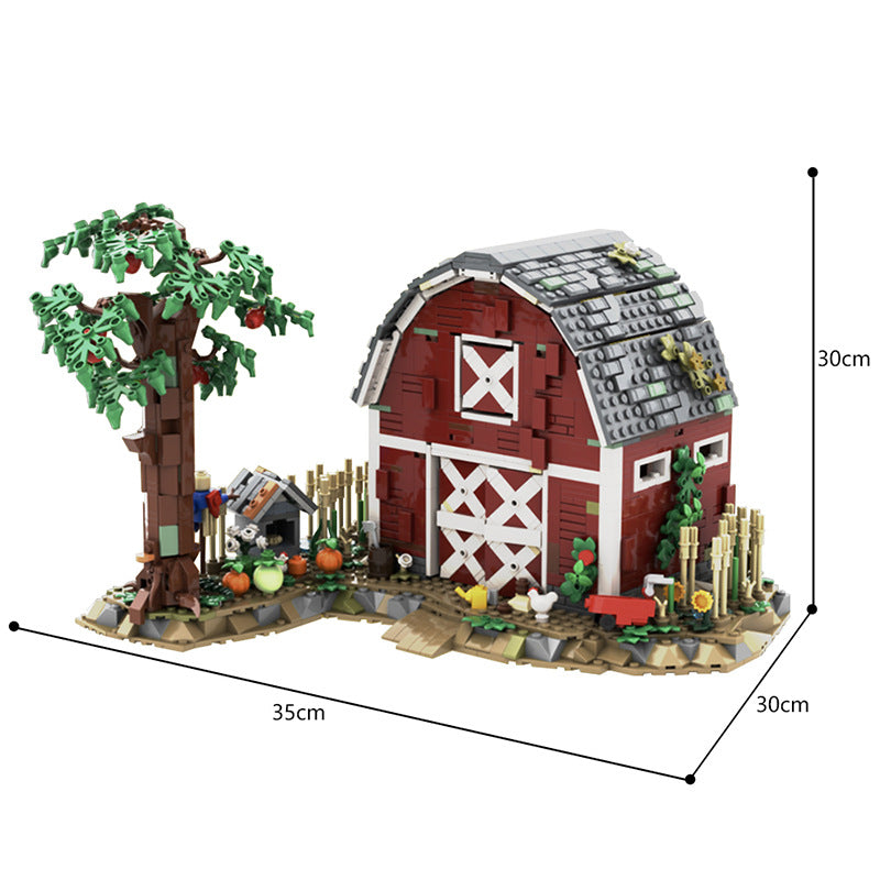 moc-151980 the farm block set - 1727 pcs - 4