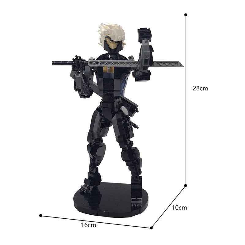 moc-152066 metal gear: raiden (cyborg ninja) - 535 pcs - 4