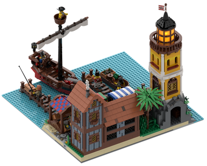 moc-152423 harbor pirates world #3 2155 pcs 5