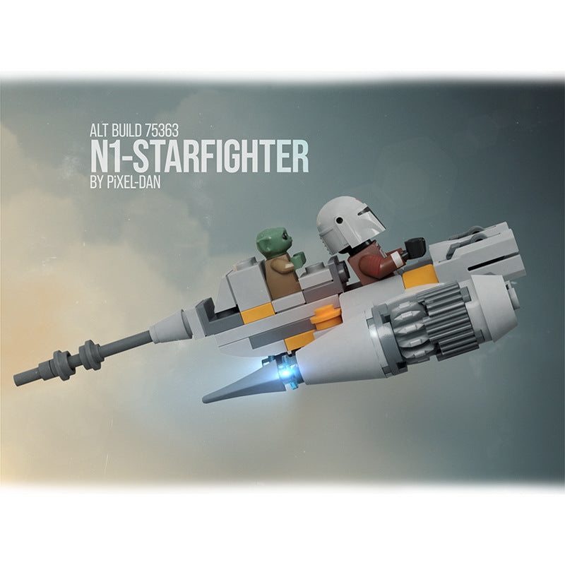 moc-153746 n-1 starfighter alternate build - 78 pcs - 2