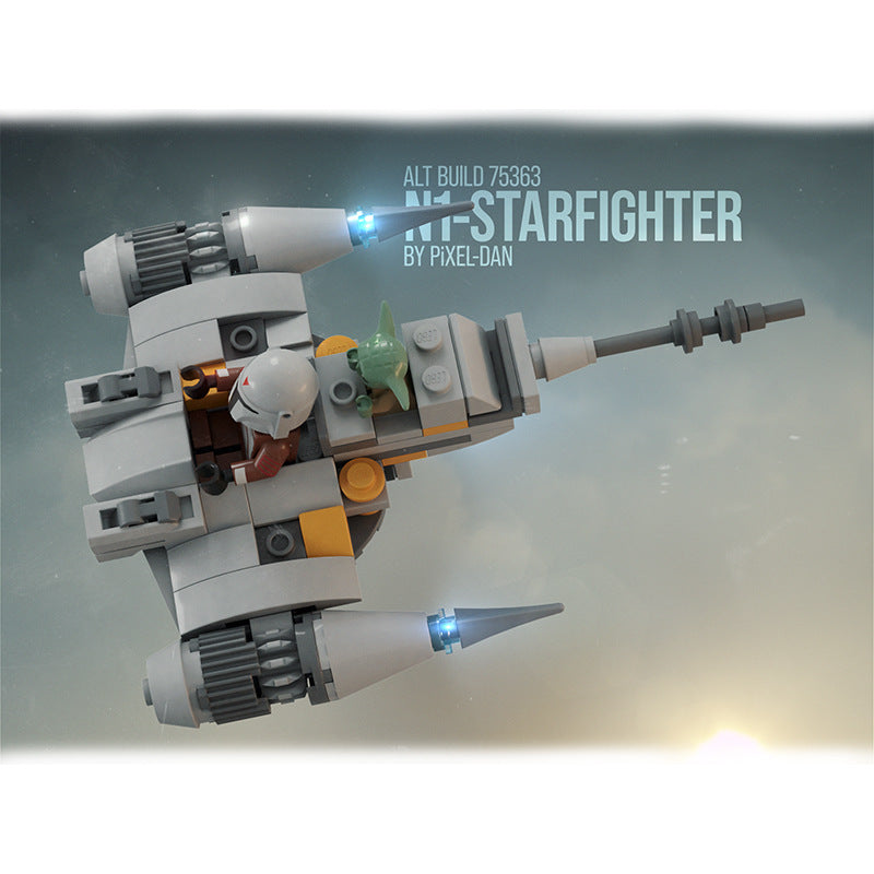 moc-153746 n-1 starfighter alternate build - 78 pcs - 3