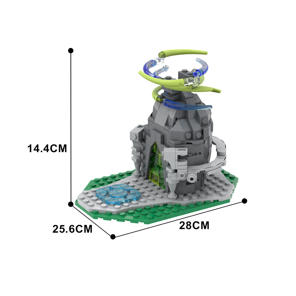 moc-153790 shrine of light building set - zelda - 4