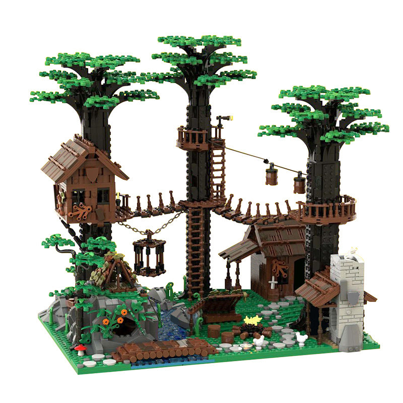 moc-153885 forestmen's headquarters inspired by robin hood - king of thieves - 1