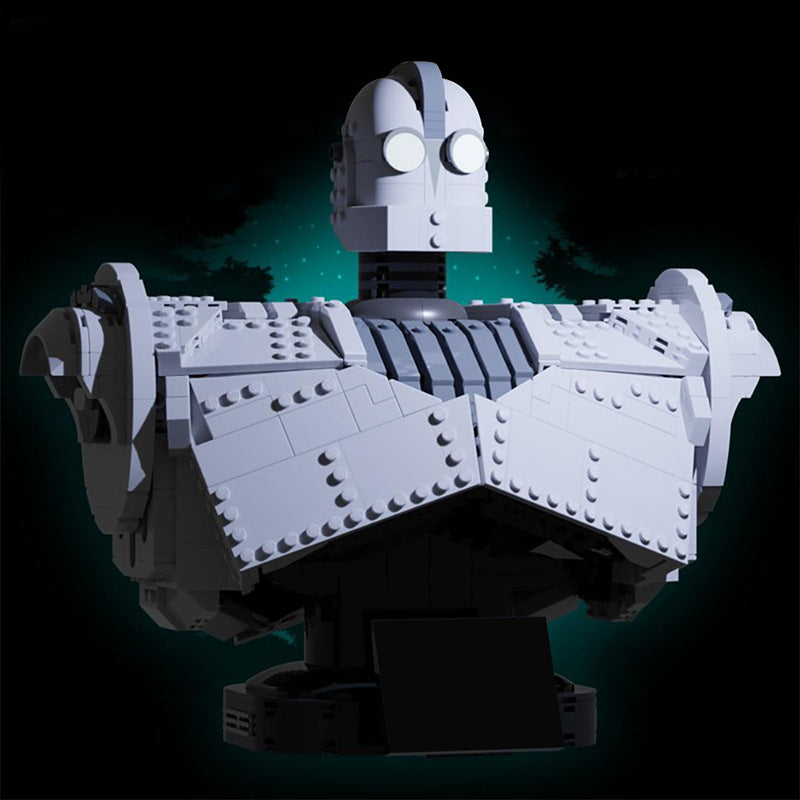 moc-154779 the iron giant bust - 1796 pcs - 2