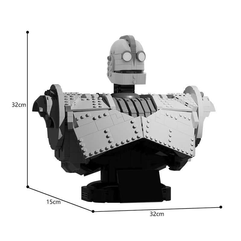 moc-154779 the iron giant bust - 1796 pcs - 4