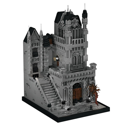 moc-155744 the streets of yharnam gothic city from the bloodborne game - 1