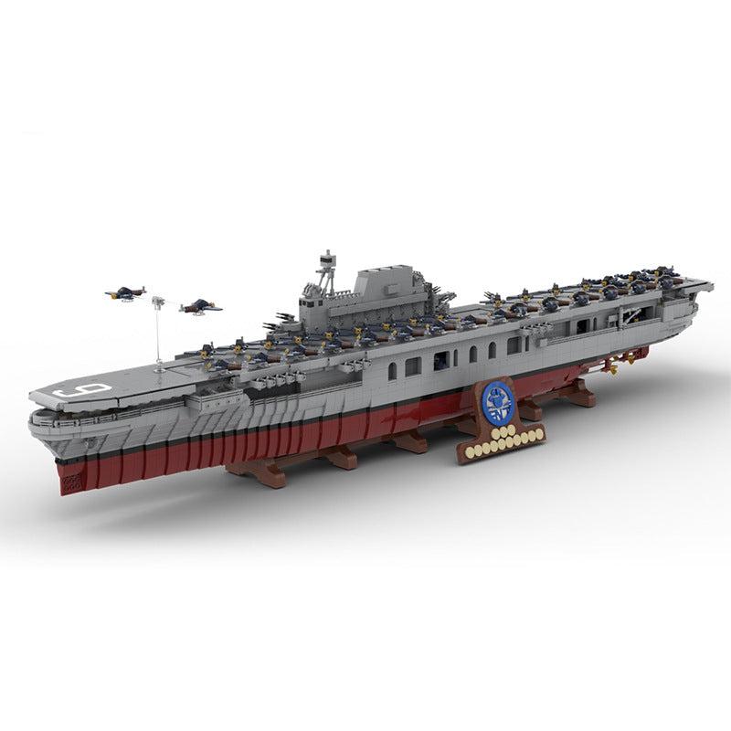 moc-15594 uss enterprise (cv 6)   aircraft carrier - 9804 pcs - 2