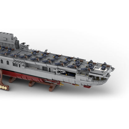 moc-15594 uss enterprise (cv 6)   aircraft carrier - 9804 pcs - 4