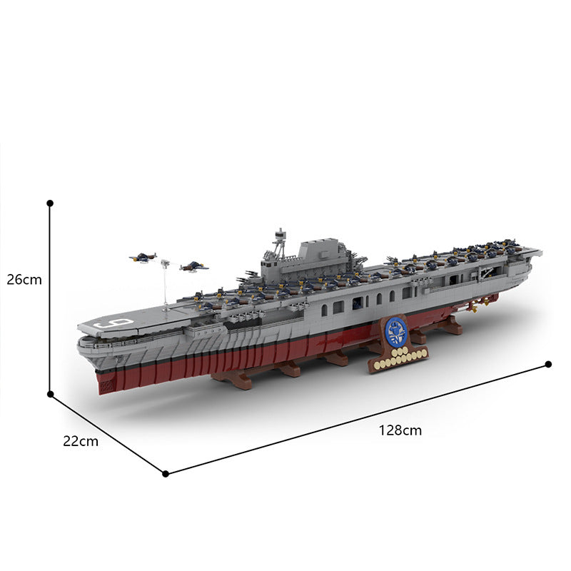 moc-15594 uss enterprise (cv 6)   aircraft carrier - 9804 pcs - 6