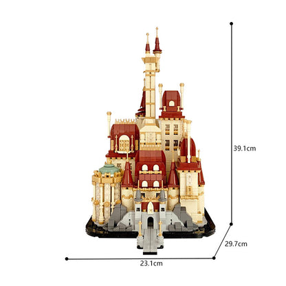 moc-156489 beauty and the beast castle - 2214 pcs - 4