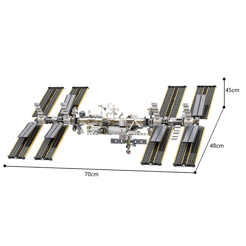 moc-156961 international space station 1/110 scale - 9022 pcs - 4