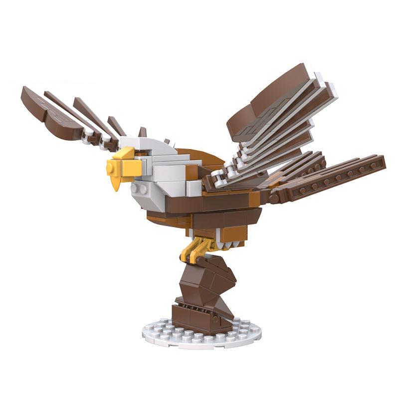 moc-158497 bald eagle - animal block set - 188 pcs - 2