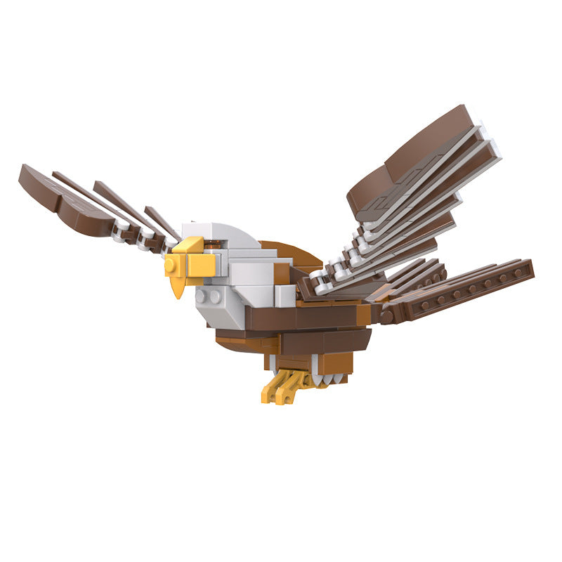 moc-158497 bald eagle - animal block set - 188 pcs - 4