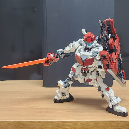 moc-159052 mech red robot - 1075 pcs - 3