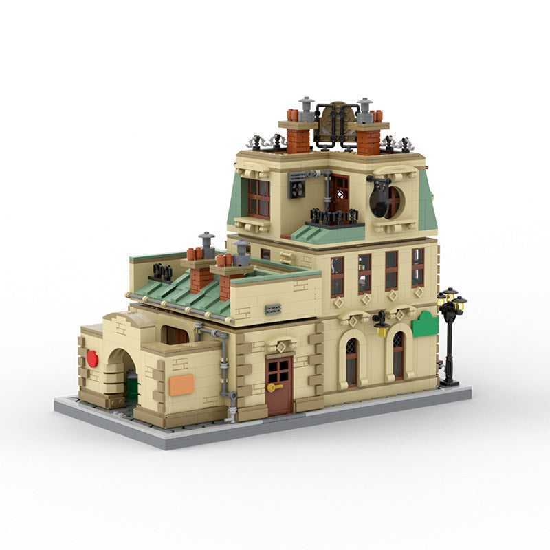 moc-160521 ratatouille gusteau's restaurant building blocks - 2986 pcs - 2