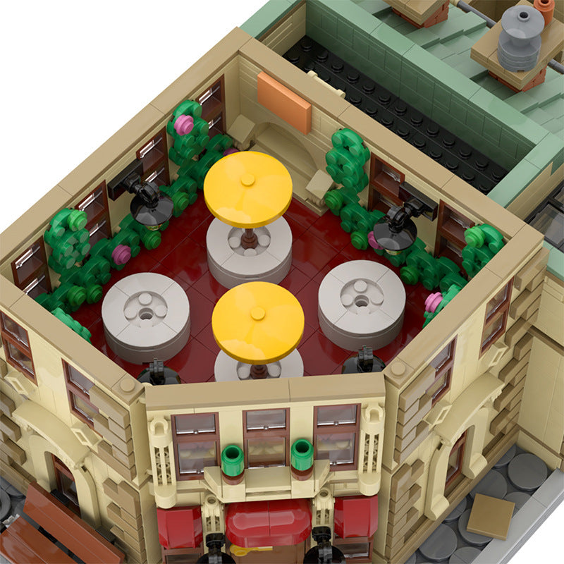 moc-160521 ratatouille gusteau's restaurant building blocks - 2986 pcs - 4