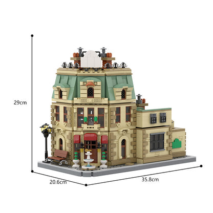 moc-160521 ratatouille gusteau's restaurant building blocks - 2986 pcs - 6