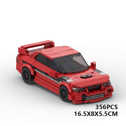 moc 163741 mitsubishi lancer evo v, vi, tommi makinen edition 346pcs 6