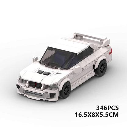 moc 163741 mitsubishi lancer evo v, vi, tommi makinen edition 346pcs 7