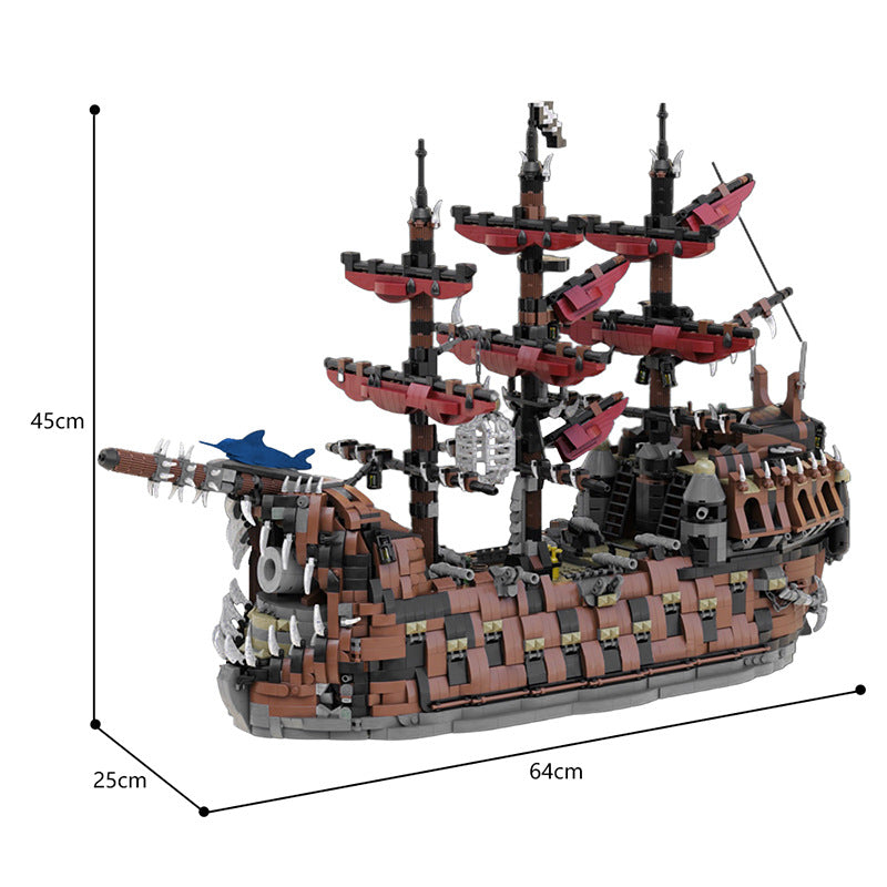 moc-165091 the ruined king - pirate ship ultimate collector series - 3