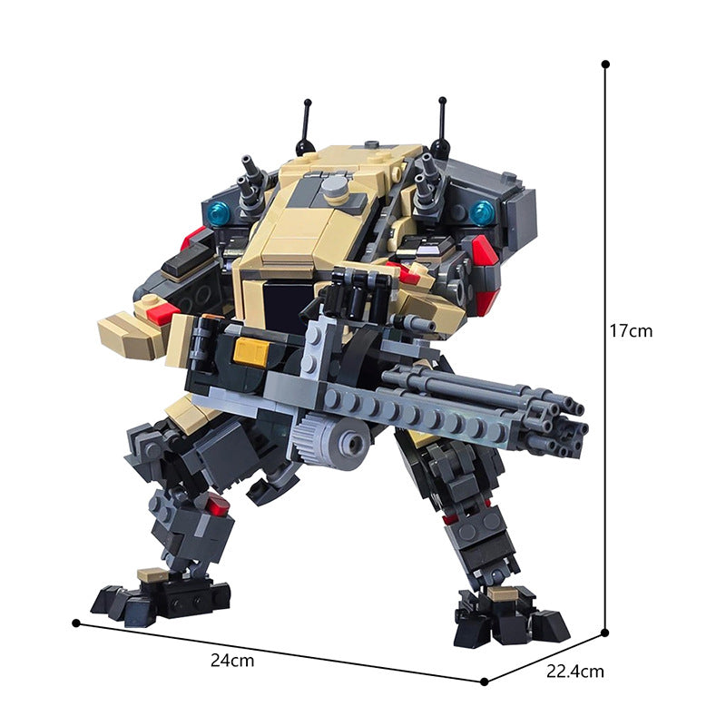 moc-165712 legion titan from titanfall 2 - 660 pcs - 4