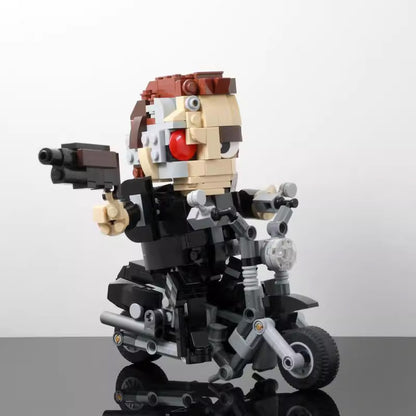 moc-166963 terminator t 800+bike - 402 pcs