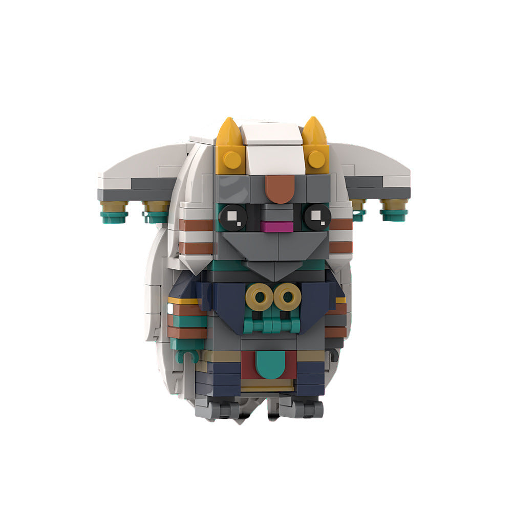 moc-167319 rauru brickheadz - legend of zelda - 4