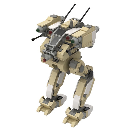 moc-171663 flea battlemech building set - gobricks - 3