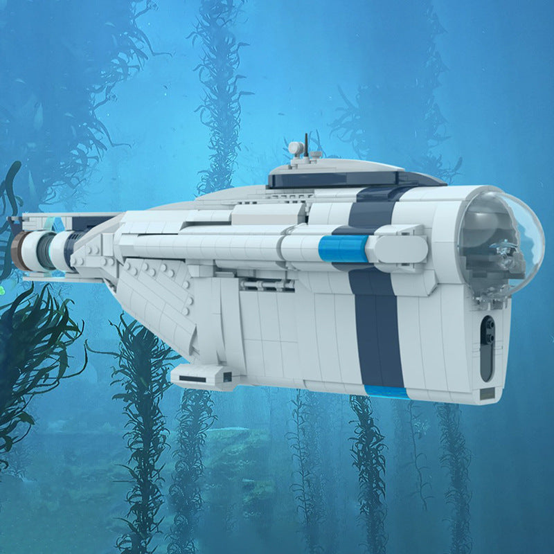 moc-173241 cyclops submarine from subnautica - 1149 pcs - 3