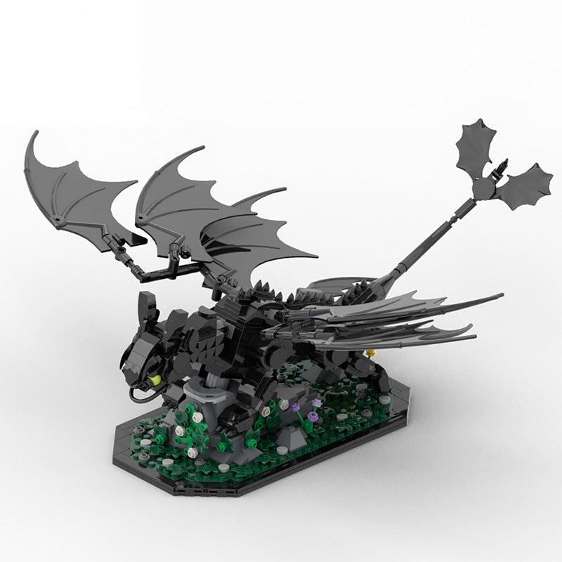 moc-176571 toothless from how to train your dragon - 708 pcs -2