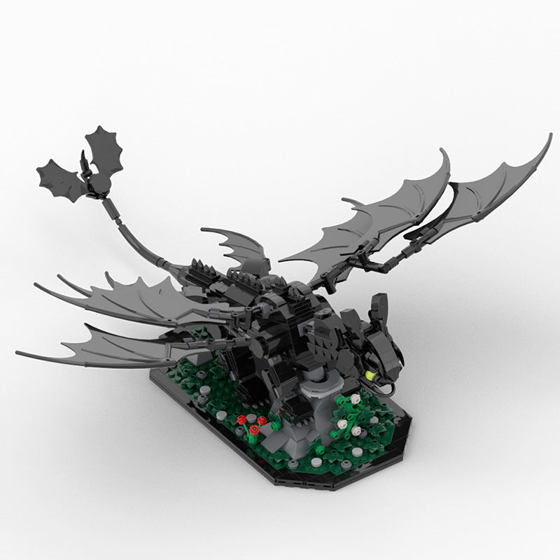 moc-176571 toothless from how to train your dragon - 708 pcs - 3