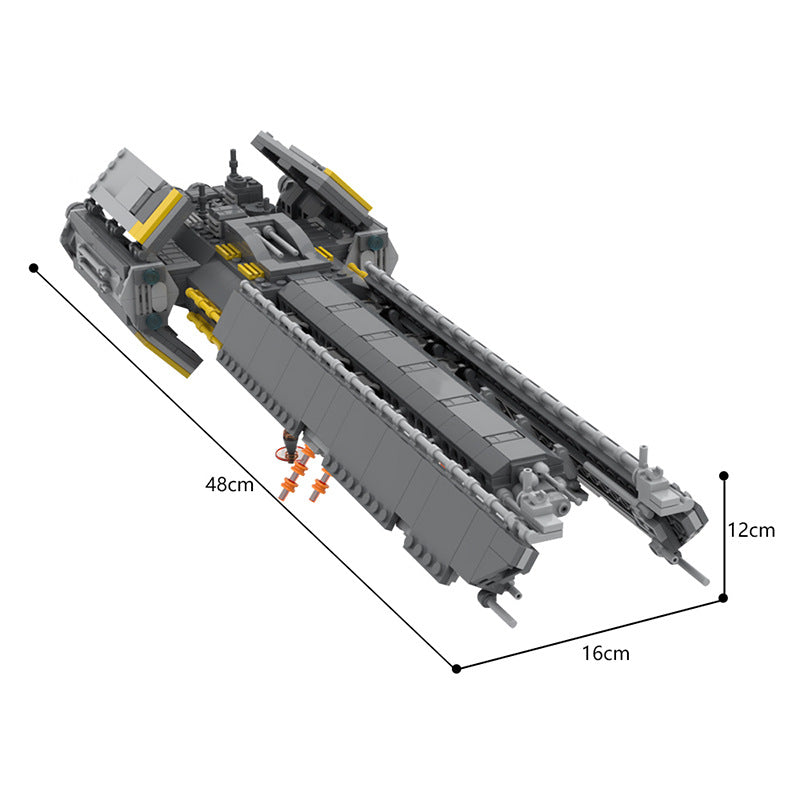 moc-176829 helldivers 2 super destroyer - 1040 pcs - 5