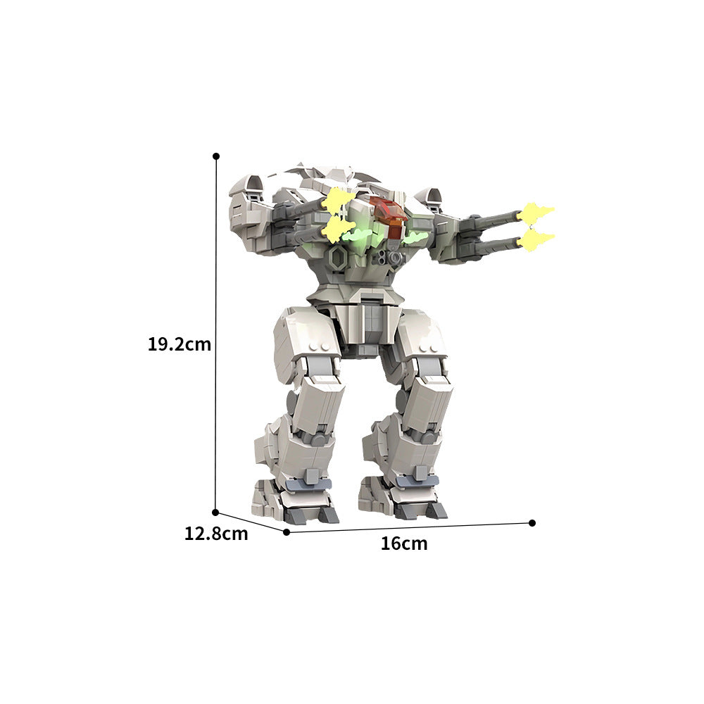 moc-181143 rifleman rfl-6d battlemech building set - 4