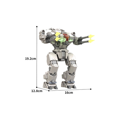 moc-181143 rifleman rfl-6d battlemech building set - 4