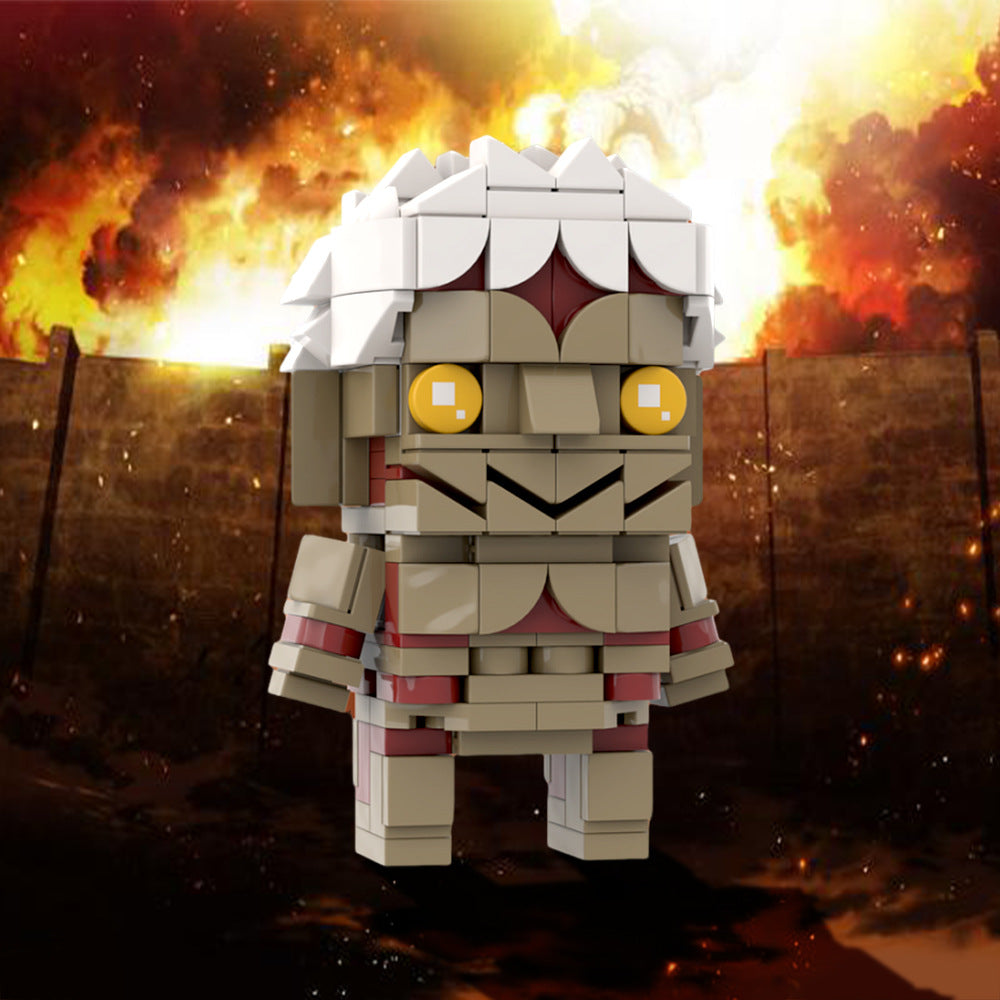 moc-181340 armored titan - attack on titan brickheadz - 1