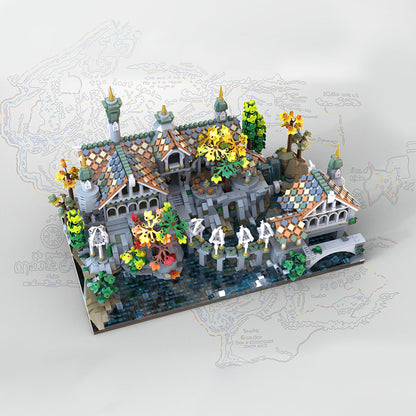 moc-182098 rivendell mini - 3259 pcs - 2