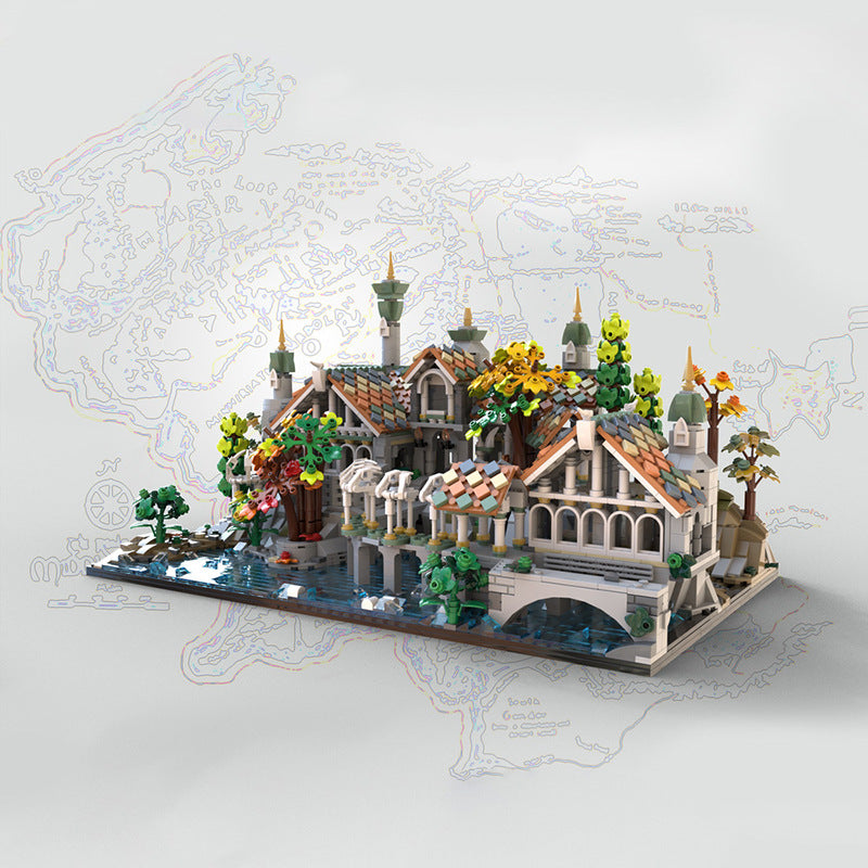 moc-182098 rivendell mini - 3259 pcs - 3