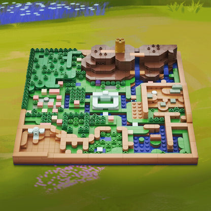 moc-183242 light world overworld map building set - zelda - 1