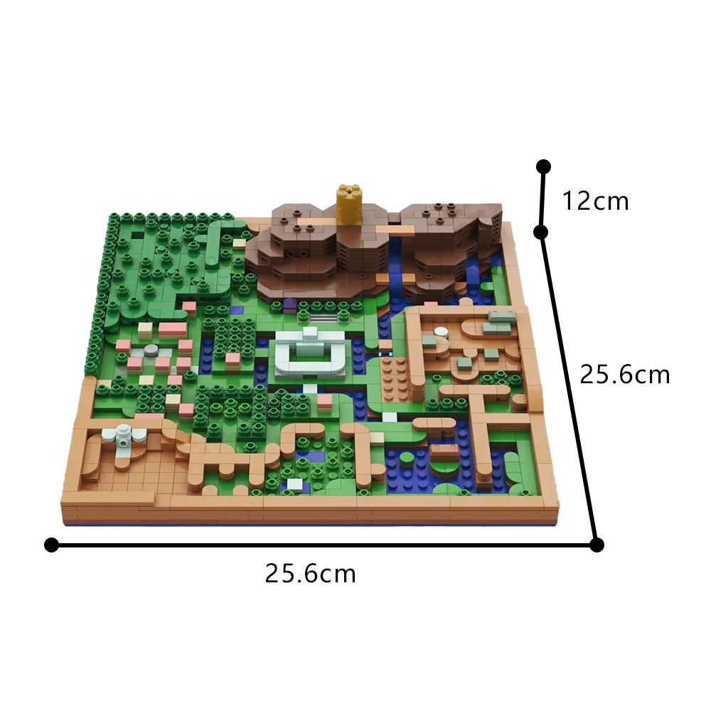 moc-183242 light world overworld map building set - zelda - 4