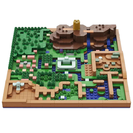 moc-183242 light world overworld map building set - zelda - 5