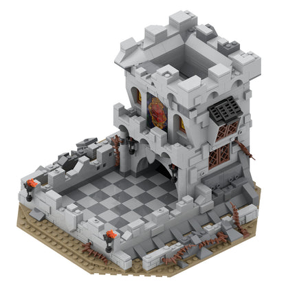 moc-184932 tiamat's dice tower building set - dnd games - 2