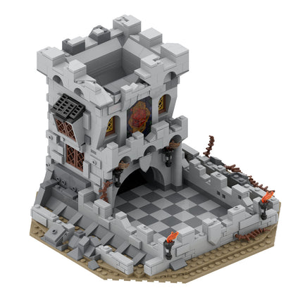 moc-184932 tiamat's dice tower building set - dnd games - 3