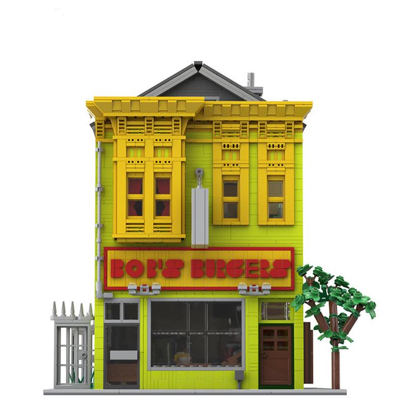 moc-186048 street view bob's burgers house 4699 pcs - 6