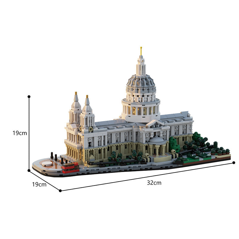 moc-186434 saint paul's cathedral 1:800 2146 pcs - 4